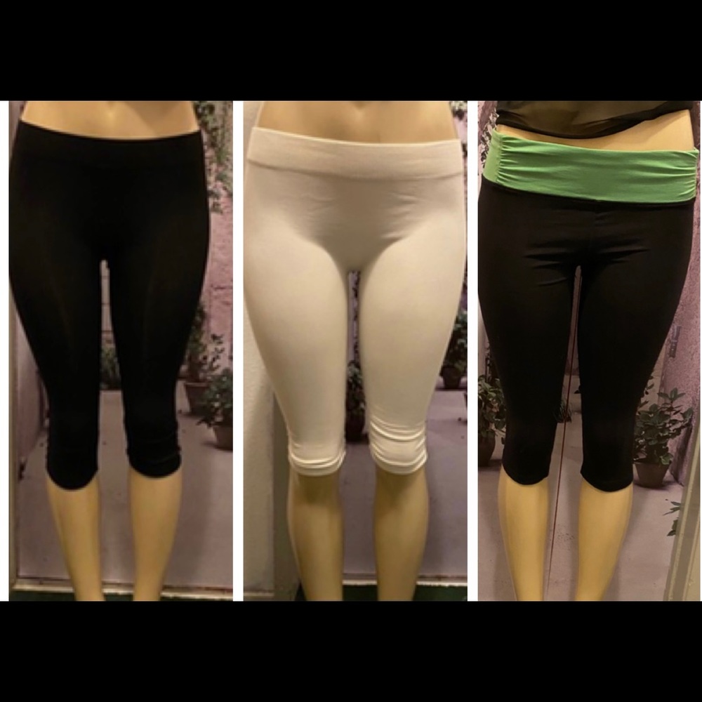 Bundle of Cropped leggings Calvin Klein and forever 21 size M
